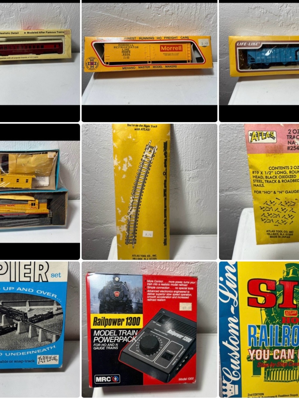 Lot Of Vintage Model Train Accessories